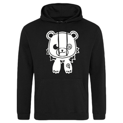 FELPA CAPPUCCIO ORSO SEDERE BIANCO LASABRI Nerdoverdose