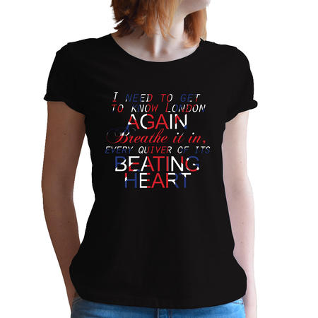 T-SHIRT DONNA FANDOM - SHERLOCK LONDON