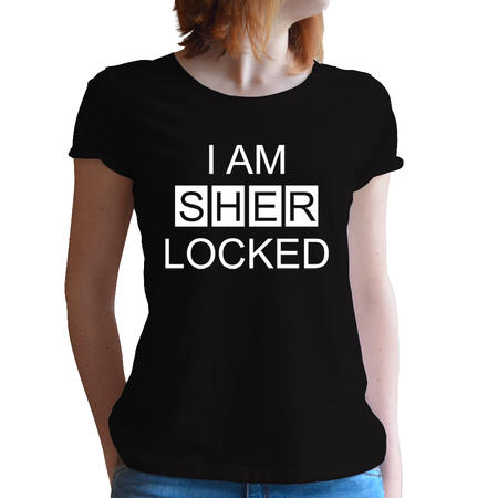 T-SHIRT DONNA FANDOM - SHERLOCKED