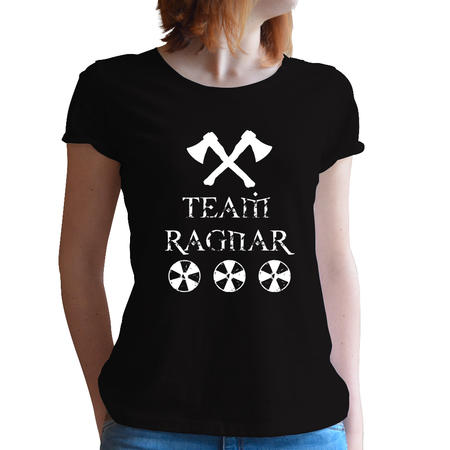 T-SHIRT DONNA FANDOM - VIKINGS TEAM RAGNAR