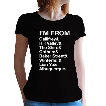 T-SHIRT DONNA FANDOM - I'M FROM