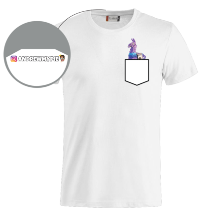 T-SHIRT BIANCA LAMA - ANDREWMYPIE