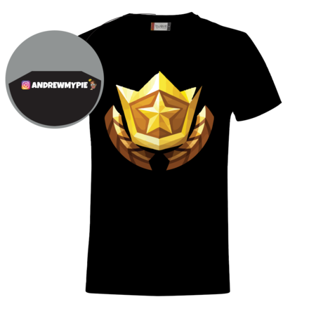 T-SHIRT NERA BATTLE - ANDREWMYPIE