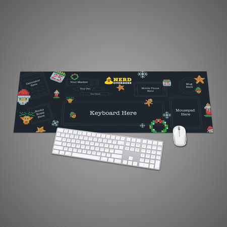 NERDOVERDOSE NATALE - MOUSEPAD XXL 80x30