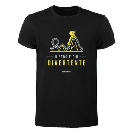 T-SHIRT DIETRO E' PIU' DIVERTENTE - PARKS & FUN