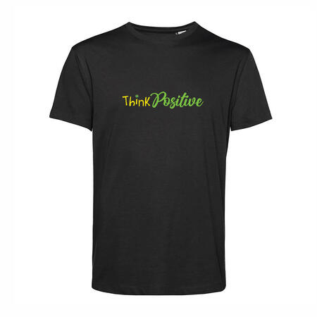 T-SHIRT ARCOBALENO THINK POSITIVE GREEN ADULTO - LASABRI