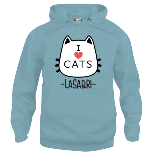 756493 538x538%23 0751 felpa i love cats light blue