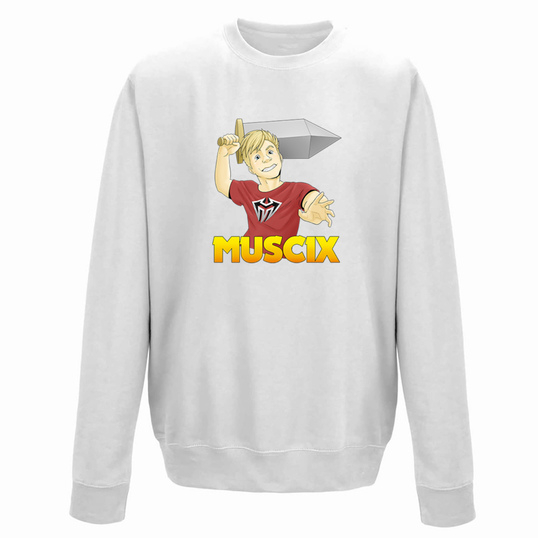 Flp clmuscix g tsh white graf muscixclash 1