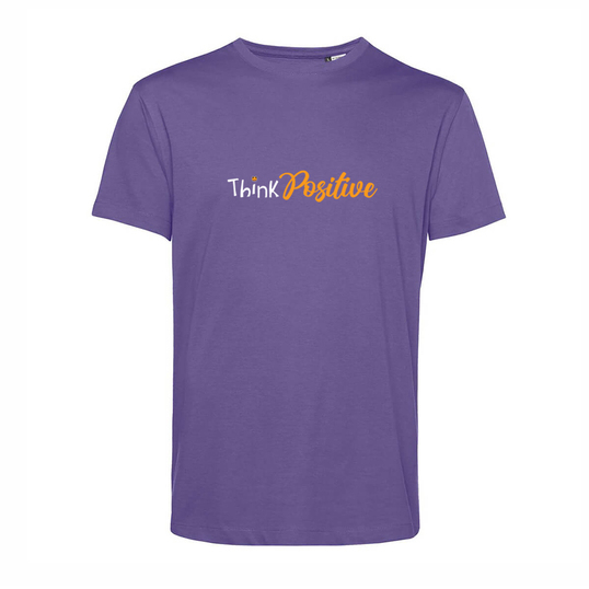 T SHIRT ARCOBALENO THINK POSITIVE ORANGE ADULTO LASABRI