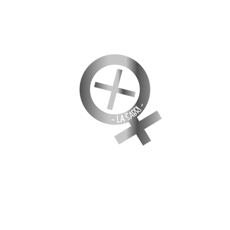 FELPA CAPPUCCIO LOGO ARGENTO - LASABRI